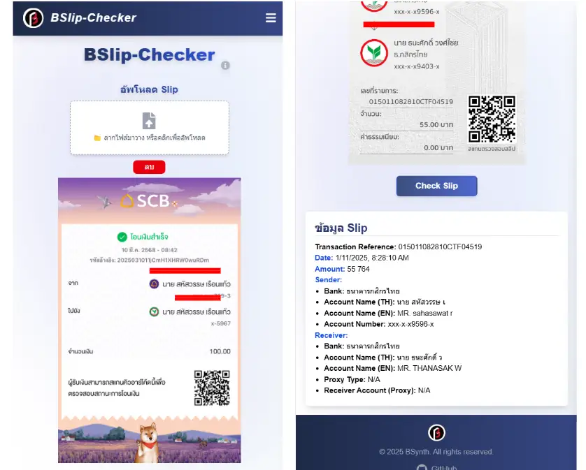 BSlip-Checker